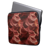 Abstract Swirling Pattern von Antelope Canyon Laptopschutzhülle (Vorderseite Links)