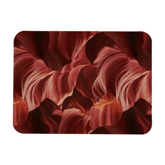 Abstract Swirling Pattern von Antelope Canyon Magnet (Horizontal)