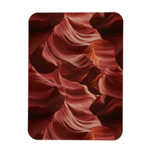 Abstract Swirling Pattern von Antelope Canyon Magnet