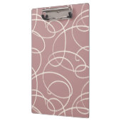Abstract Swirling Vine | Professional Office Pink Klemmbrett (Links)
