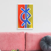 ABstract symbolism by RRW 2026 Leinwanddruck (Insitu (Wohnzimmer))