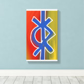 ABstract symbolism by RRW 2026 Leinwanddruck (Insitu (Holzboden))