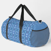 Abstract Symphony in Blue 2 Duffle Bag (Rechte Ecke)