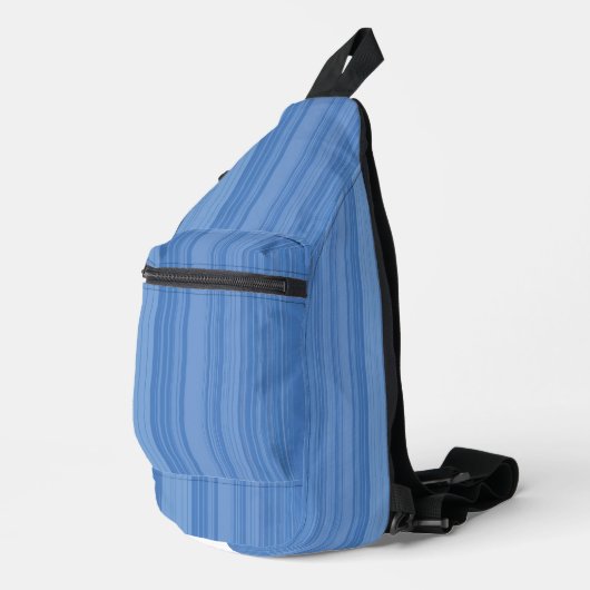 Abstract Symphony in Blue 3 Crossbody Bag (Rechte Ecke)