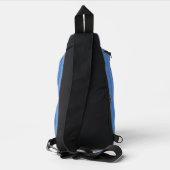 Abstract Symphony in Blue 3 Crossbody Bag (Rückseite)