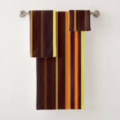 Abstract Symphony in Blue 4 (Negative Effect) Badhandtuch Set (Insitu)