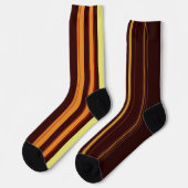 Abstract Symphony in Blue 4 (Negative Effect) Socken (Linkes Detail)