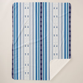 Abstract Symphony in Blue 5 (Vertical Lines) Sherpadecke