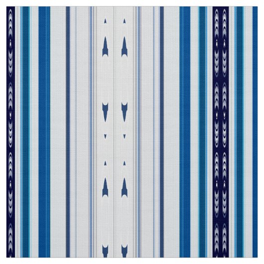 Abstract Symphony in Blue 5 (Vertical Lines) Stoff (Muster)
