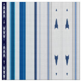 Abstract Symphony in Blue 5 (Vertical Lines) Stoff (Nahaufnahme)