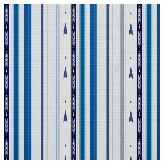 Abstract Symphony in Blue 5 (Vertical Lines) Stoff (Muster)