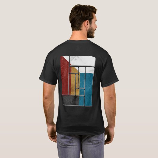 Abstract T-shirt Designs (Schwarz voll)