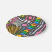 Abstract Technology Control Panel Pattern Pappteller (Schrägansicht)