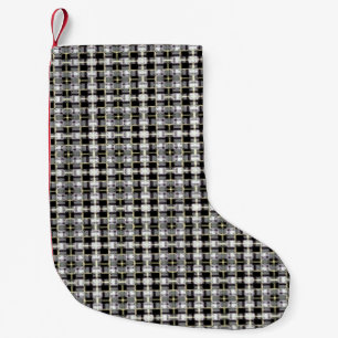 abstract texture, colorful checkered pattern, simp kleiner weihnachtsstrumpf