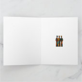 Abstract Three Wise Men Karte (Innenseite)