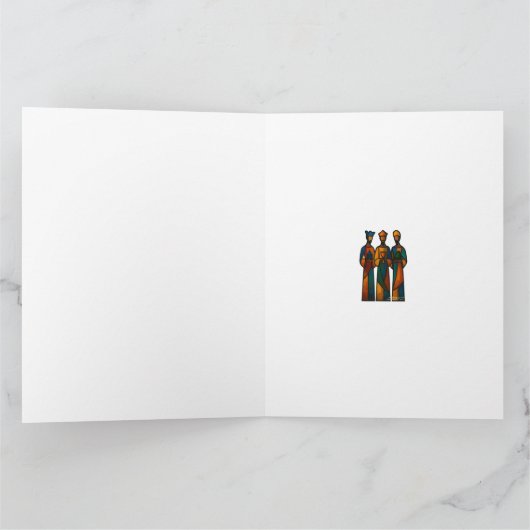 Abstract Three Wise Men Karte (Innenseite)