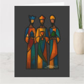 Abstract Three Wise Men Karte (Vorderseite)