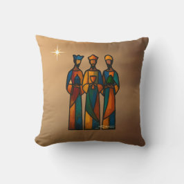 Abstract Three Wise Men Kissen