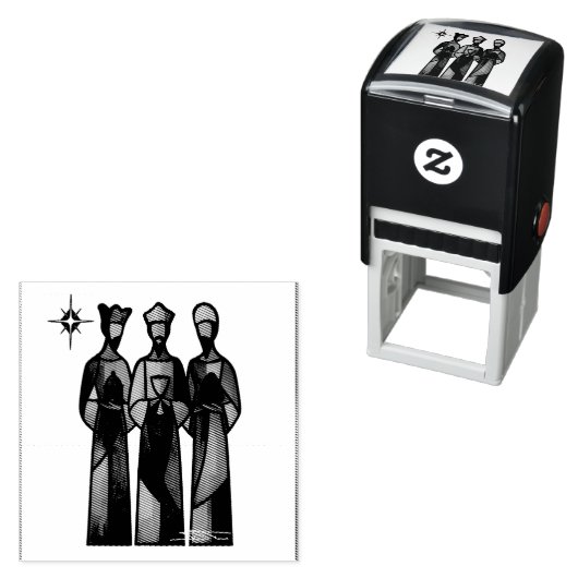 Abstract Three Wise Men Permastempel (Beispiel)