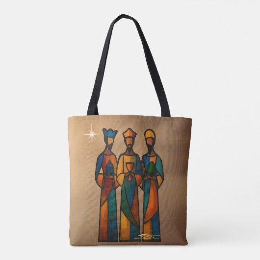 Abstract Three Wise Men Tasche (Rückseite)