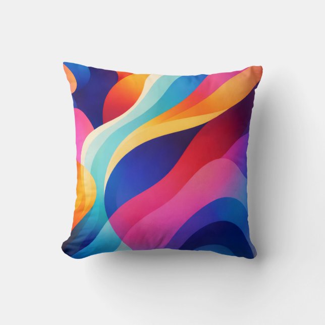 Abstract throw pillow kissen (Vorderseite)