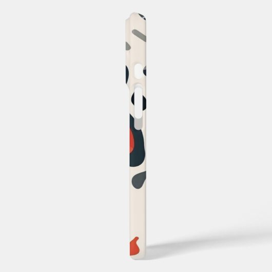 Abstract Topographic Map Design Phone Case (Rückseite / Links)