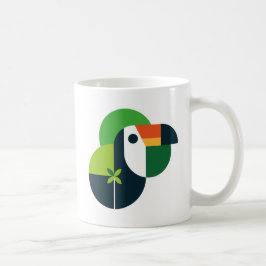Abstract Toucan Iconic Brazilian Bird Inspired Art Kaffeetasse