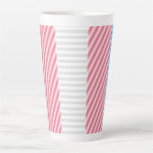 Abstract Transgender Pride Flag Milchtasse (Vorderseite)