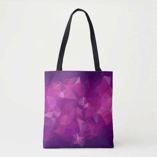 Abstract triangle violet texture backgroundbackgro tasche (Vorderseite)