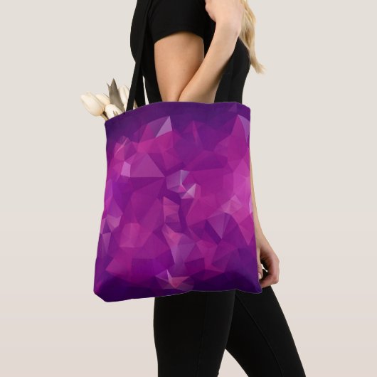Abstract triangle violet texture backgroundbackgro tasche (Von Nahem)