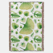 Abstract Tropical Art Decke (Vorderseite Vertikal)