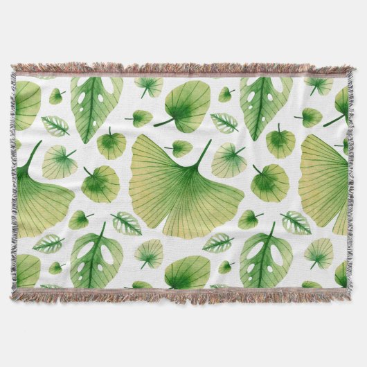 Abstract Tropical Art Decke (Vorderseite)
