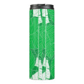 Abstract tropical leaf painting design thermosbecher (Rückseite)