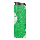 Abstract tropical leaf painting design thermosbecher (Nach rechts gedreht)