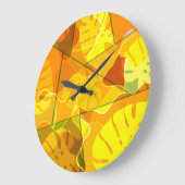 ABSTRACT TROPICAL LEAVES GROßE WANDUHR (Winkel)