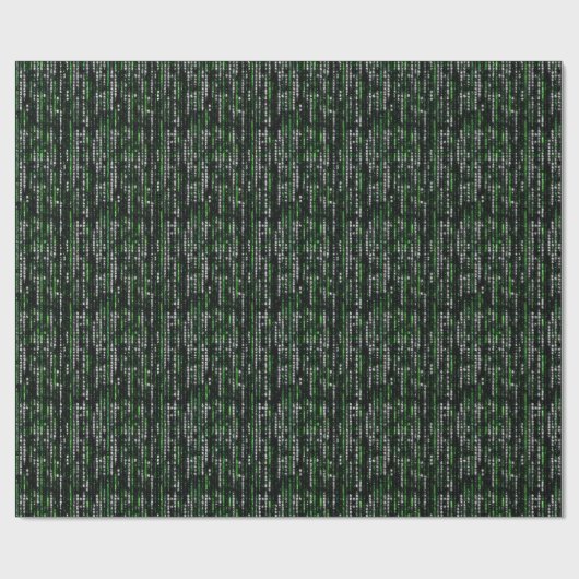 Abstract Tunnel Perspective with Two Figures Geschenkpapier (Flach)
