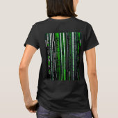 Abstract Tunnel Perspective with Two Figures T-Shirt (Rückseite)