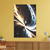 Abstract Universe Leinwanddruck (Insitu (Wohnzimmer))