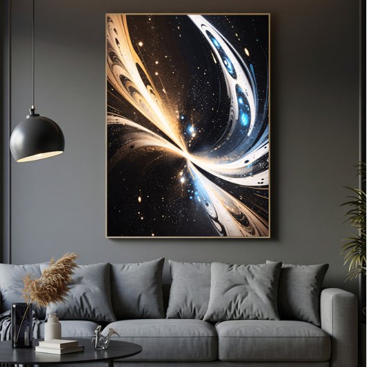 Abstract Universe Leinwanddruck