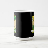 Abstract Urban Art Green & Yellow Aesthetic Kaffeetasse (Mittel)