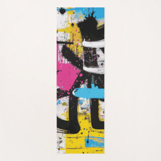 Abstract Urban Graffiti Splash Art Yogamatte