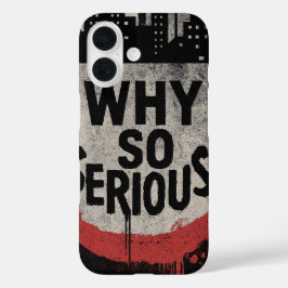 Abstract Urban Grin Art iPhone 16 Hülle