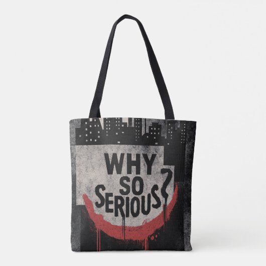 Abstract Urban Grin Art Tasche (Rückseite)