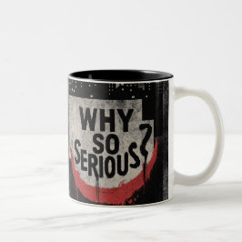 Abstract Urban Grin Art Zweifarbige Tasse