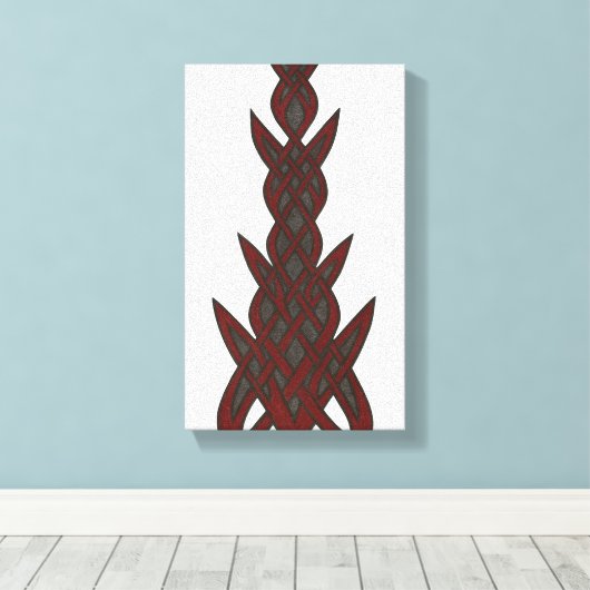 Abstract Urban Pulse Leinwanddruck (Insitu (Holzboden))