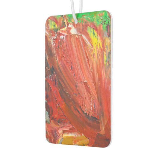 Abstract Vertical Gesture in Red Autolufterfrischer (Links)