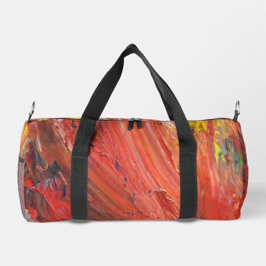 Abstract Vertical Gesture in Red Duffle Bag (Rückseite)