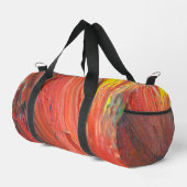 Abstract Vertical Gesture in Red Duffle Bag (Rechte Ecke)