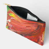 Abstract Vertical Gesture in Red Zubehörtasche (Offen)