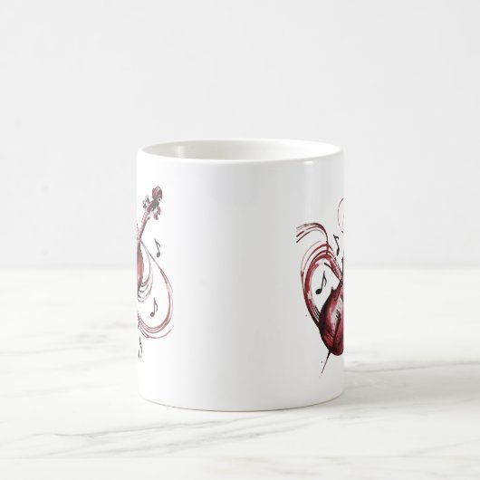 abstract violin kaffeetasse (Mittel)